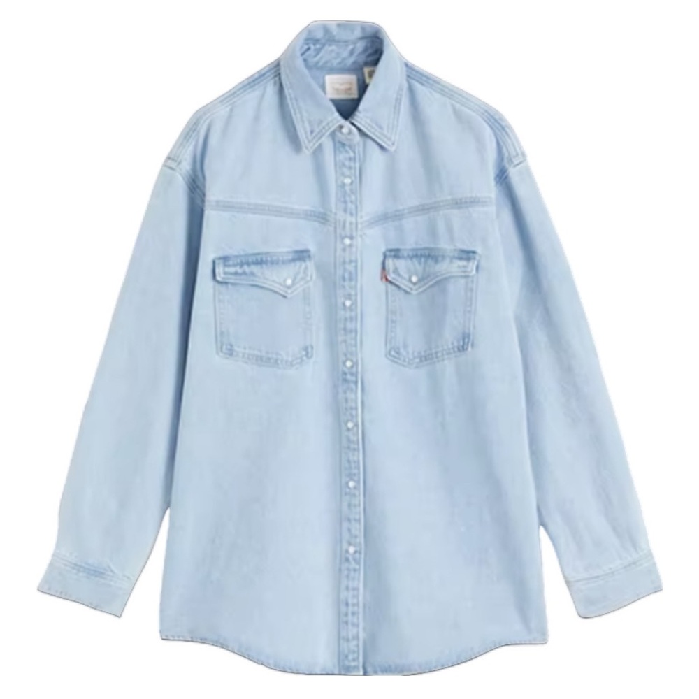 Levi's Light Blue Oversized Denim Shirt